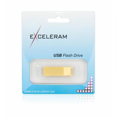 USB флеш накопитель eXceleram 32GB U2 Series Gold USB 3.1 Gen 1 Фото 5