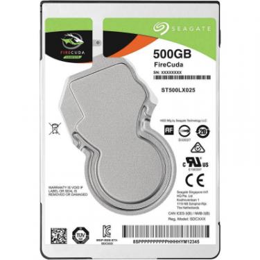 Жесткий диск для ноутбука Seagate 2.5" 500GB Фото