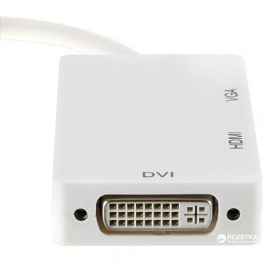 Порт-репликатор PowerPlant mini Display Port — HDMI, DVI, VGA (3 в 1) Фото 1