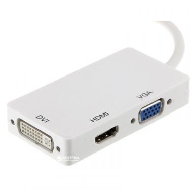 Порт-репликатор PowerPlant mini Display Port — HDMI, DVI, VGA (3 в 1) Фото 2