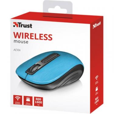 Мышка Trust Aera wireless mouse blue Фото 4