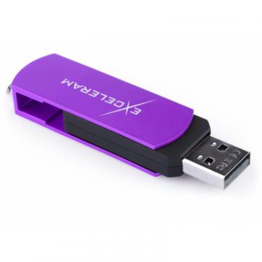 USB флеш накопитель eXceleram 32GB P2 Series Grape/Black USB 2.0 Фото 4