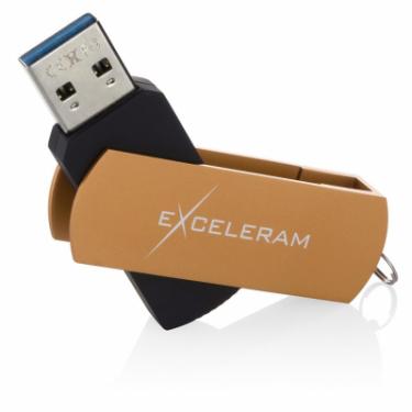 USB флеш накопитель eXceleram 32GB P2 Series Brown/Black USB 3.1 Gen 1 Фото 2
