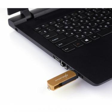 USB флеш накопитель eXceleram 32GB P2 Series Brown/Black USB 3.1 Gen 1 Фото 6