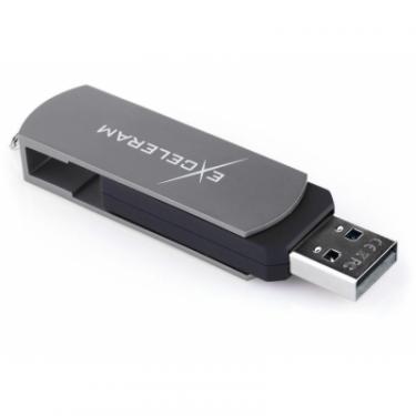 USB флеш накопитель eXceleram 16GB P2 Series Gray/Black USB 2.0 Фото 4