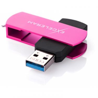 USB флеш накопитель eXceleram 16GB P2 Series Rose/Black USB 3.1 Gen 1 Фото 1
