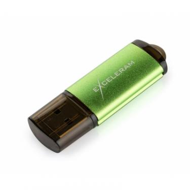 USB флеш накопитель eXceleram 64GB A3 Series Green USB 2.0 Фото 2