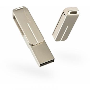 USB флеш накопитель eXceleram 64GB U3 Series Silver USB 2.0 Фото