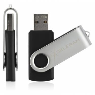 USB флеш накопитель eXceleram 32GB P1 Series Silver/Black USB 2.0 Фото 3