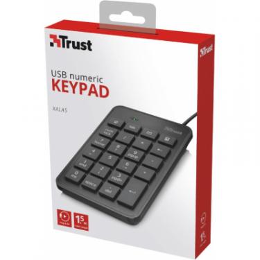 Клавиатура Trust Xalas USb numeric keypad Фото 4