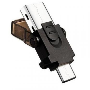 Считыватель флеш-карт ADATA microSD to USB A/C 3.1 Фото 1