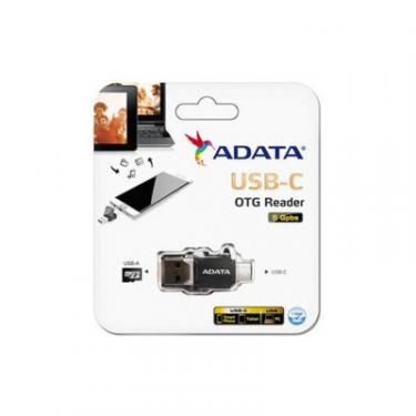 Считыватель флеш-карт ADATA microSD to USB A/C 3.1 Фото 3