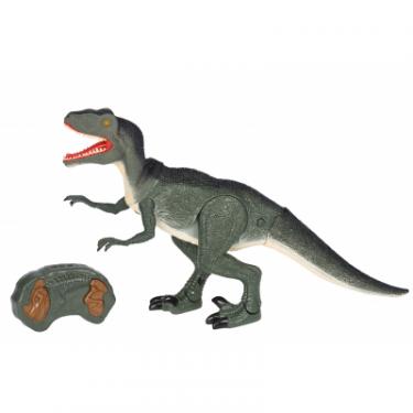 Интерактивная игрушка Same Toy Динозавр Dinosaur World зеленый со светом звуком Фото