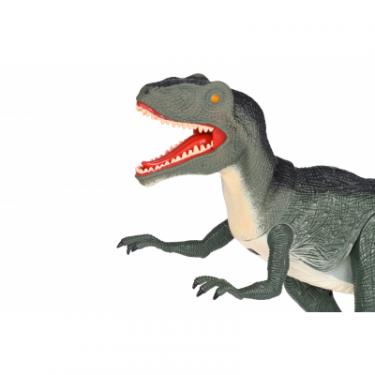 Интерактивная игрушка Same Toy Динозавр Dinosaur World зеленый со светом звуком Фото 2