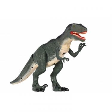 Интерактивная игрушка Same Toy Динозавр Dinosaur World зеленый со светом звуком Фото 3