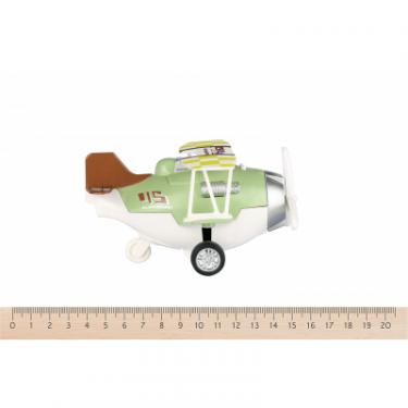 Спецтехника Same Toy Самолет металический инерционный Aircraft зеленый Фото 1