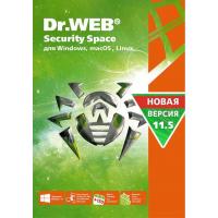 Антивирус Dr. Web Security Space, 2 ПК 2 года (1ПК/4 года) карт. кон Фото