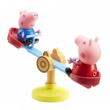 Игровой набор Peppa Pig ДОМ ПЕППЫ С ЛУЖАЙКОЙ (домик с аксессуарами, 2 фигу Фото 2