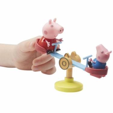 Игровой набор Peppa Pig ДОМ ПЕППЫ С ЛУЖАЙКОЙ (домик с аксессуарами, 2 фигу Фото 4