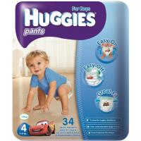 Подгузники Huggies Pants Jumbo 4 Boy (9-14 кг), 34 шт. Фото