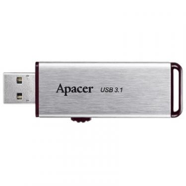 USB флеш накопитель Apacer 64GB AH35A Silver USB 3.1 Gen1 Фото 1