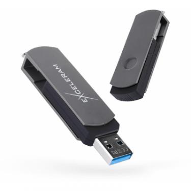 USB флеш накопитель eXceleram 128GB P2 Series Gray/Black USB 3.1 Gen 1 Фото