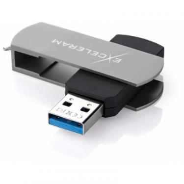 USB флеш накопитель eXceleram 128GB P2 Series Gray/Black USB 3.1 Gen 1 Фото 1