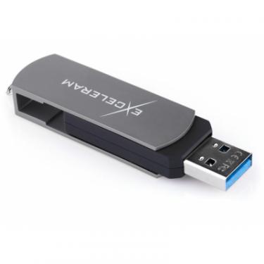 USB флеш накопитель eXceleram 128GB P2 Series Gray/Black USB 3.1 Gen 1 Фото 4