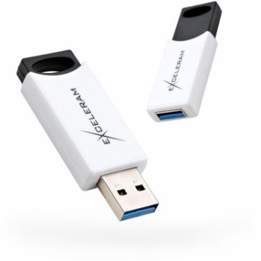 USB флеш накопитель eXceleram 128GB H2 Series White/Black USB 3.1 Gen 1 Фото