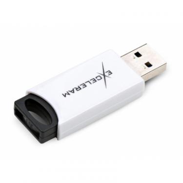 USB флеш накопитель eXceleram 128GB H2 Series White/Black USB 3.1 Gen 1 Фото 1