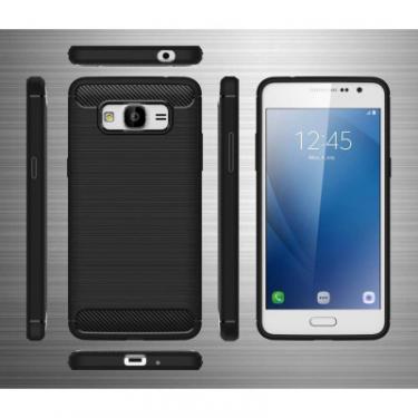 Чехол для мобильного телефона Laudtec для Samsung Galaxy J2 Prime/G532 Carbon Fiber (Bla Фото 3