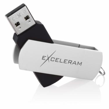 USB флеш накопитель eXceleram 64GB P2 Series White/Black USB 2.0 Фото 2