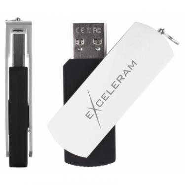 USB флеш накопитель eXceleram 64GB P2 Series White/Black USB 2.0 Фото 3