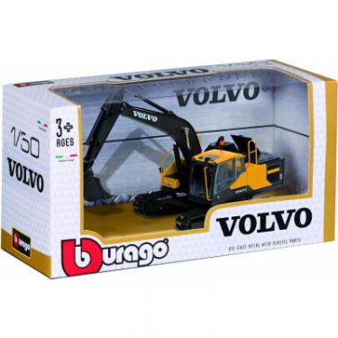 Спецтехника Bburago Экскаватор Volvo EС220Е серии Construction 1:50 Фото 3