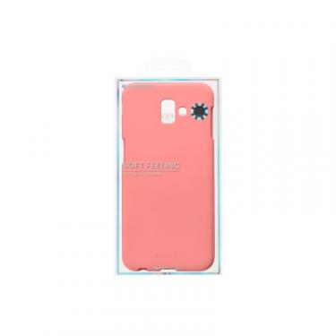 Чехол для мобильного телефона Goospery Samsung Galaxy J6 Plus (J610F) SF Jelly Pink Фото 2