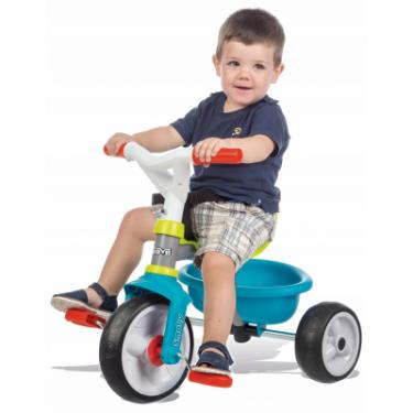 Детский велосипед Smoby Be Move с багажником Голубо-зеленый Фото 2