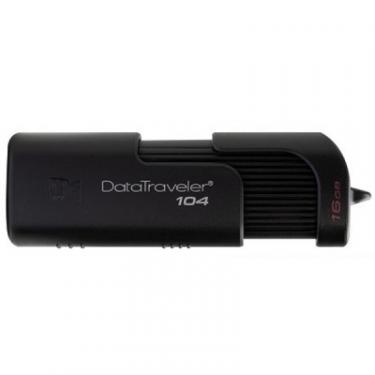 USB флеш накопитель Kingston 16GB DataTraveller 104 Black USB 2.0 Фото