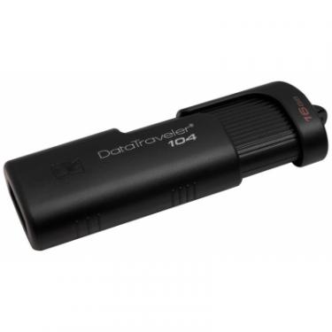 USB флеш накопитель Kingston 16GB DataTraveller 104 Black USB 2.0 Фото 1