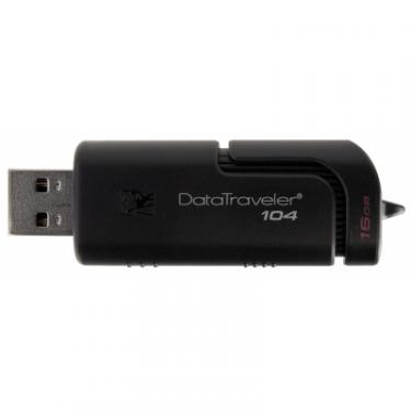 USB флеш накопитель Kingston 16GB DataTraveller 104 Black USB 2.0 Фото 3