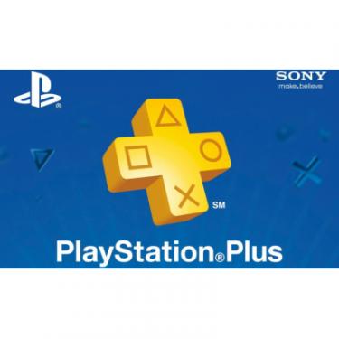 Карта онлайн пополнения Sony Playstation Plus: Подписка на 12 месяцев Конверт Фото