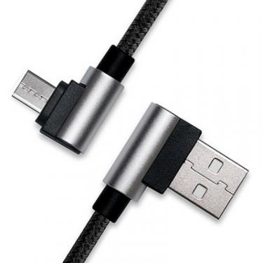 Дата кабель REAL-EL USB 2.0 AM to Micro 5P 1.0m Premium black Фото 1