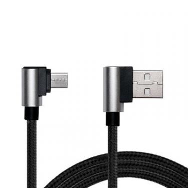 Дата кабель REAL-EL USB 2.0 AM to Micro 5P 1.0m Premium black Фото 3
