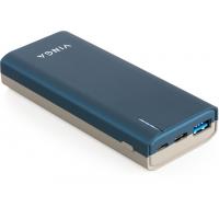 Батарея универсальная Vinga 10000 mAh soft touch blue Фото 1
