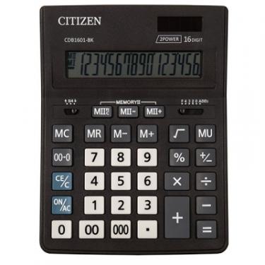 Калькулятор Citizen CDB1601-BK Фото 1