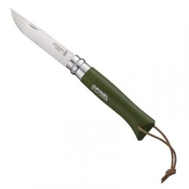 Нож Opinel №8 Inox VRI Trekking зеленый, без упаковки Фото
