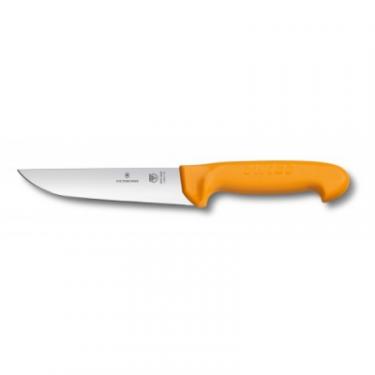 Кухонный нож Victorinox Swibo, Butcher, широкий, оранжевый, 18 см Фото