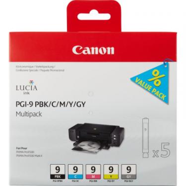 Картридж Canon PGI-9 Multi Pack PBK/C/M/Y/GY Фото 2
