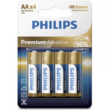Батарейка Philips AA LR6 Premium Alkaline * 4 Фото