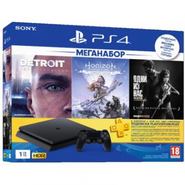 Игровая консоль Sony PlayStation 4 Slim 1TB HZD+DET+The Last of Us+PSPl Фото