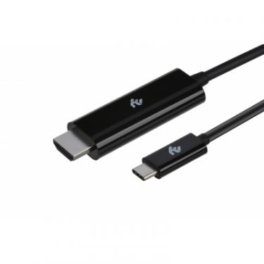 Кабель мультимедийный 2E USB Type-C to HDMI 1.8m Фото 1
